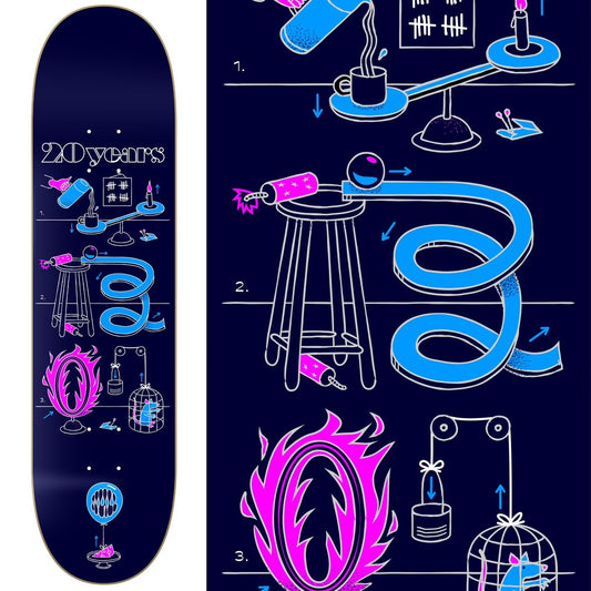 20 Year Null Skateboard Deck
