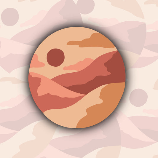 Desert Landscape Sticker