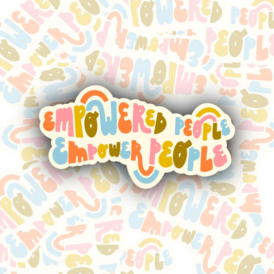 Empowered People Sticker