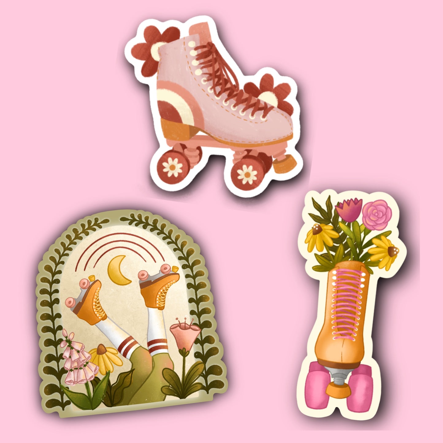 Floral Skate Pack