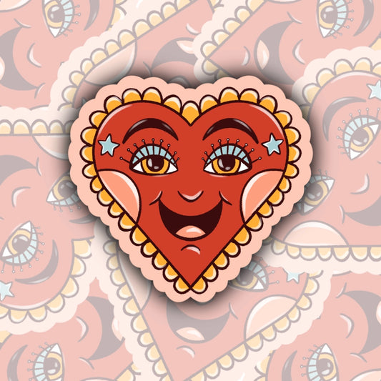 Happy Heart Sticker
