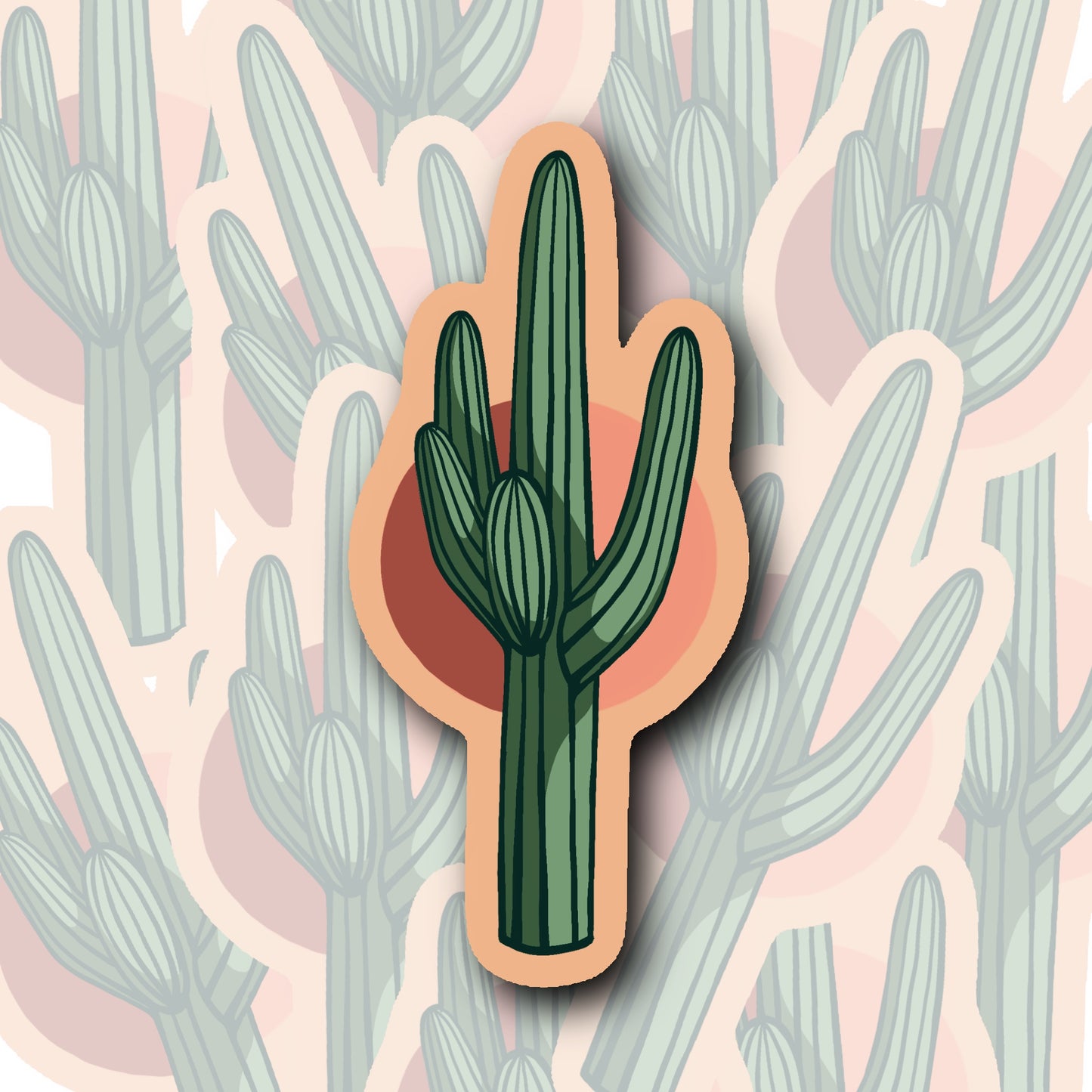 Saguaro Plant Sticker