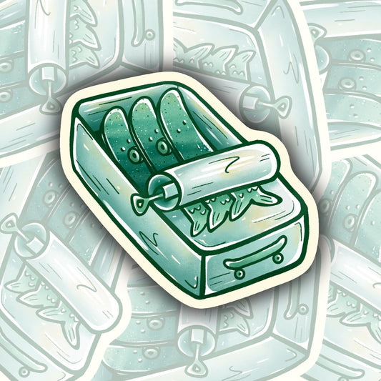 Sardine Skateboards Sticker