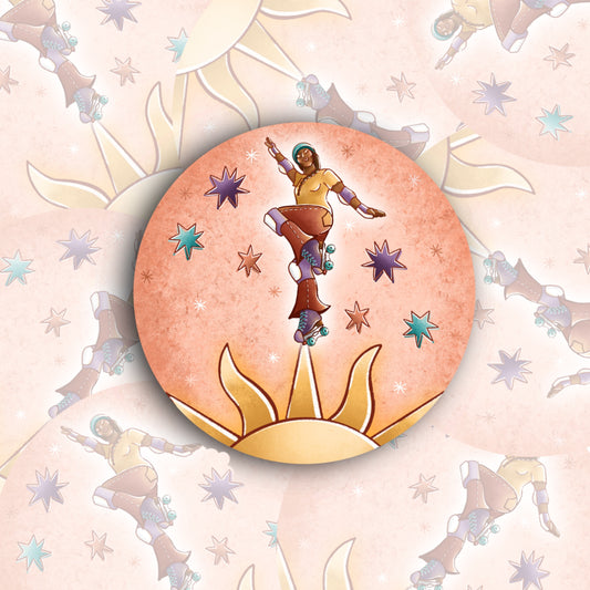 Sun Skater Sticker