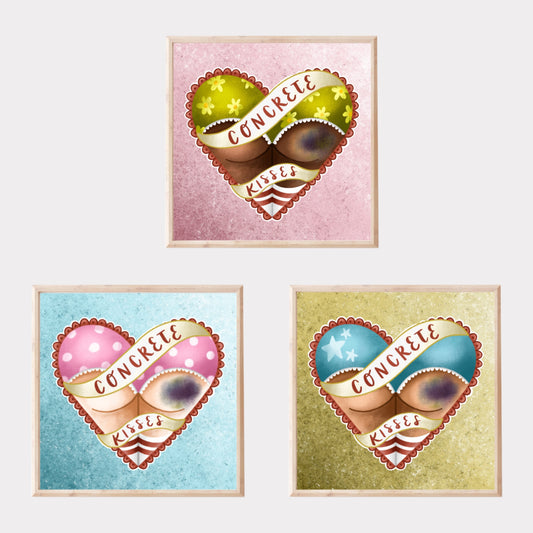 Bruised Butts Print Pack