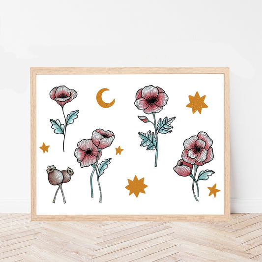 Poppies Print