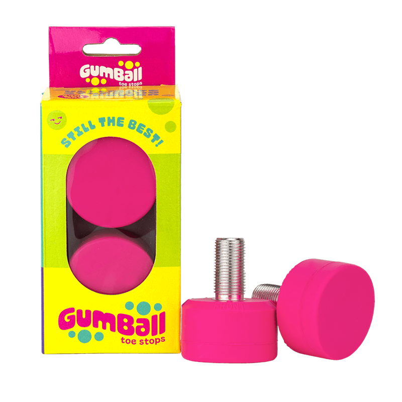 Gumball Toe Stops - Cherry Long Stem