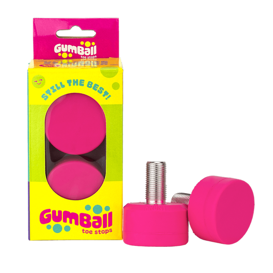 Gumball Toe Stops - Cherry Long Stem