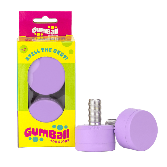 Gumball Toe Stops - Grape Long Stem