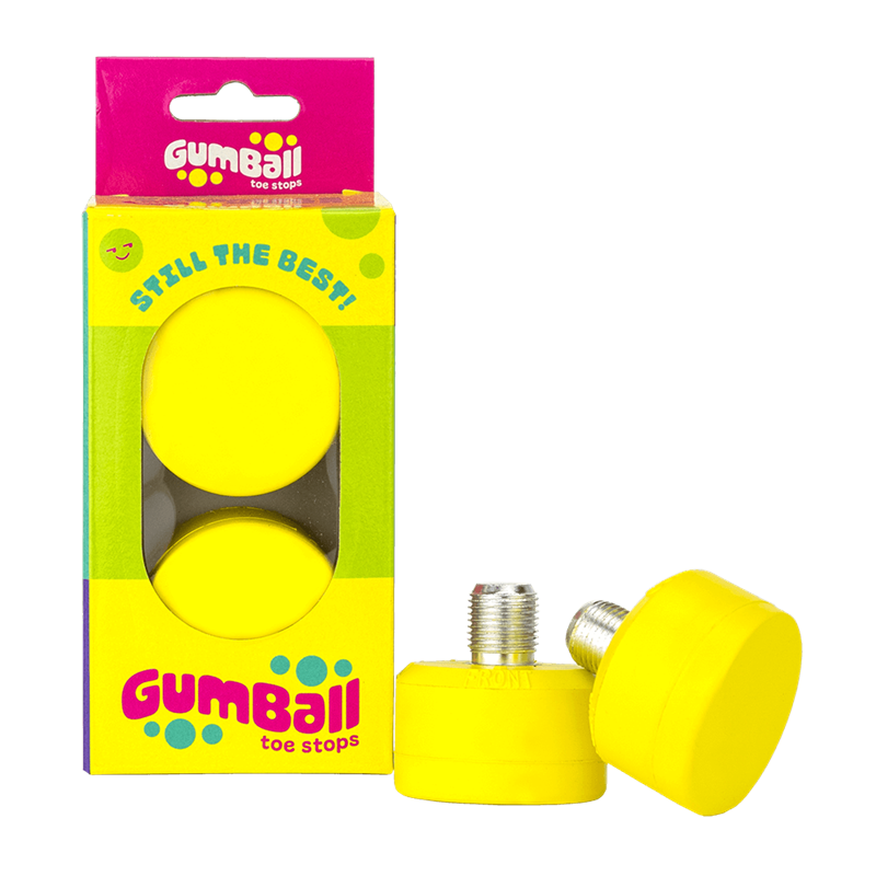 Gumball Toe Stops - Lemon Short Stem