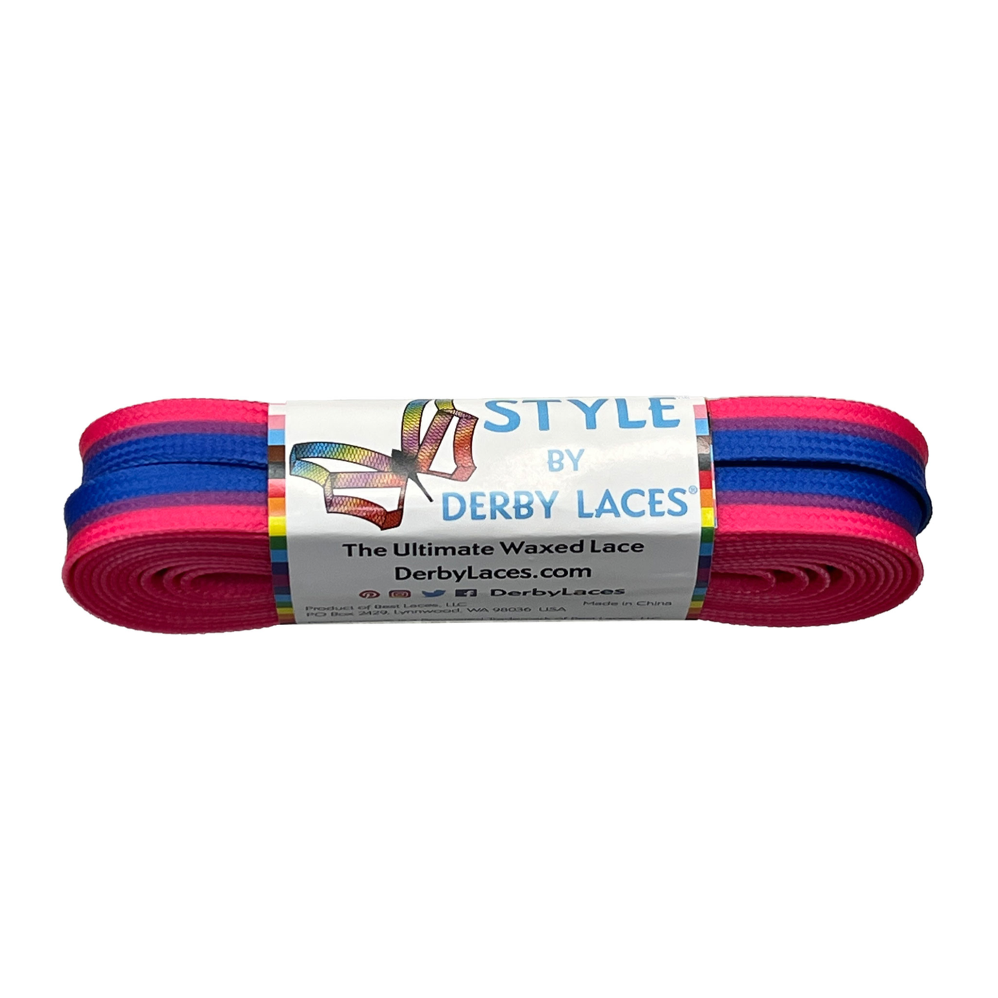 STYLE Derby Laces - Bi Stripe