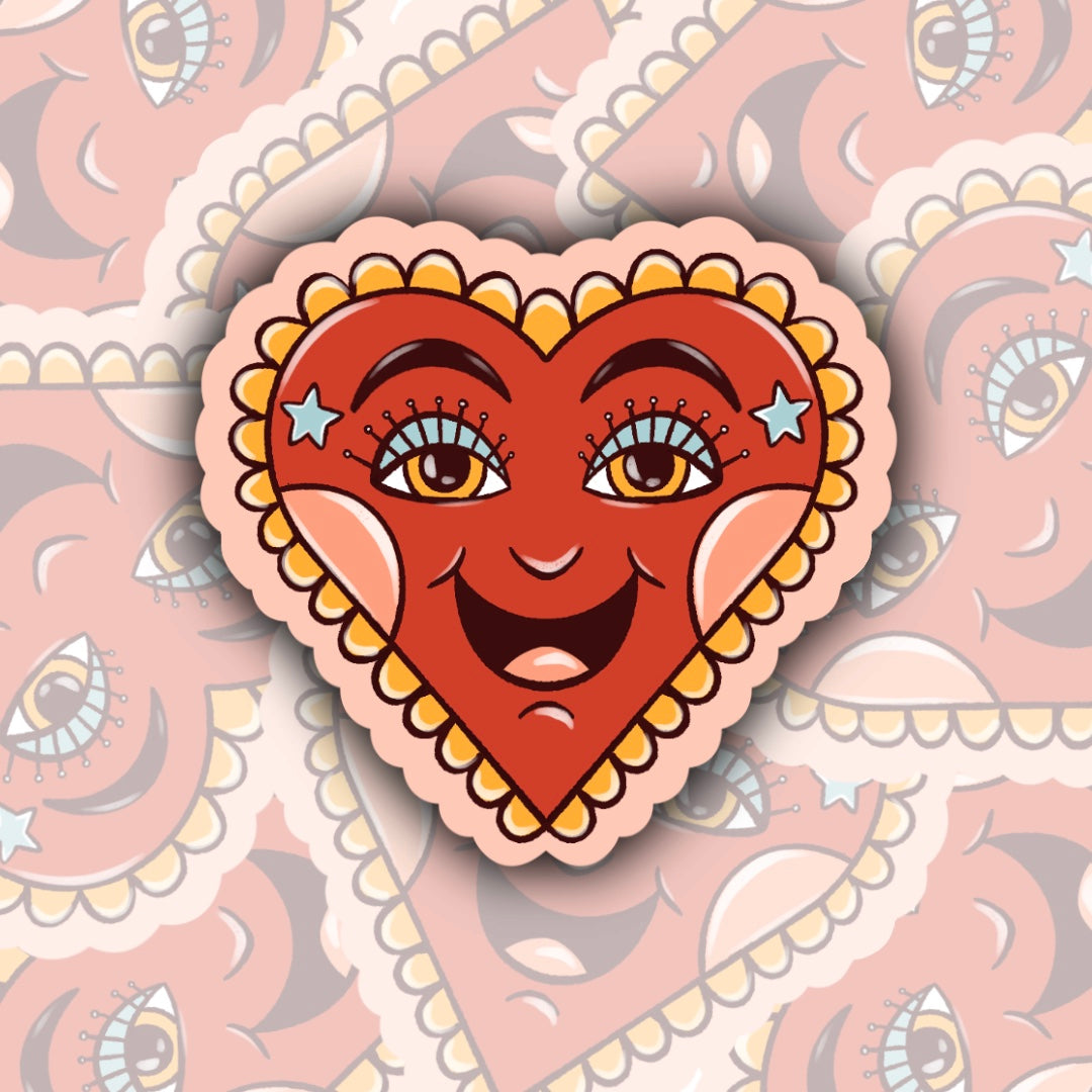 Happy Heart Sticker