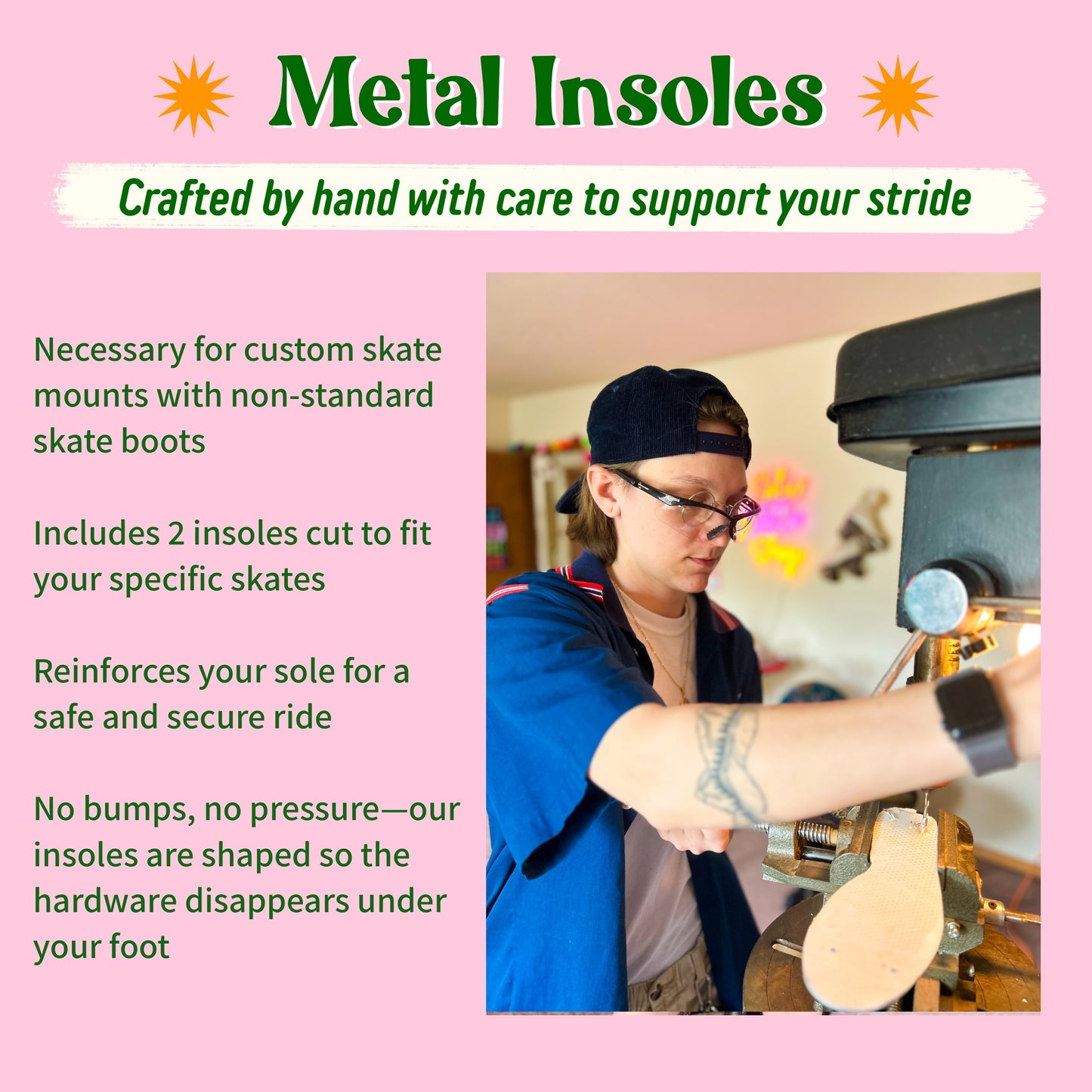 Aluminum Skate Insoles
