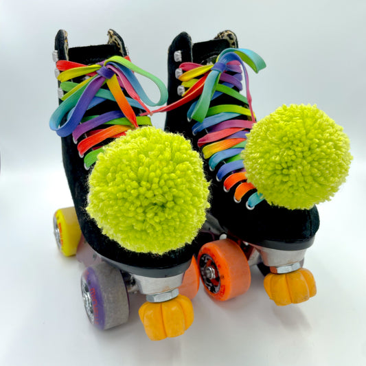 Skate Poms - Lime Green