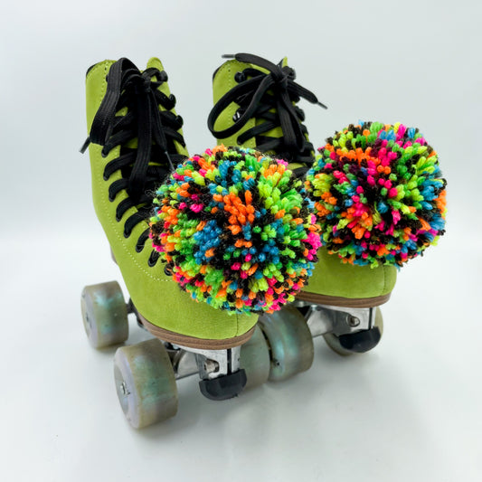 Skate Poms - 90's Neon