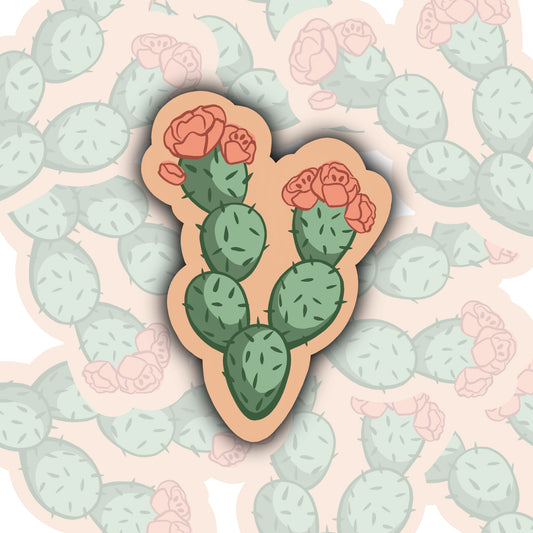 Prickly Pear Plant Sticker