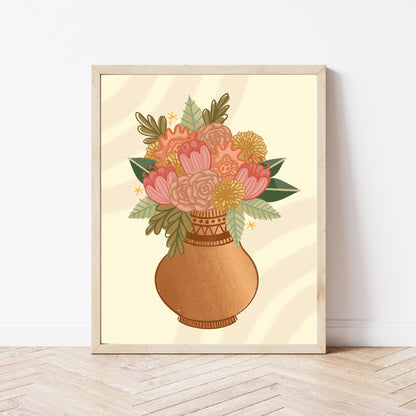 Blush Blooms Print