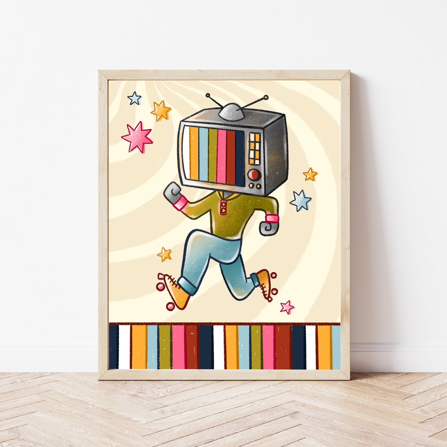 Static Skater Print