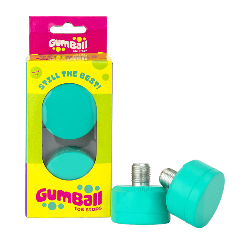 Gumball Toe Stops - Mint Short Stem
