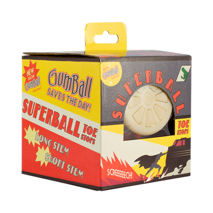 Superball Toe Stops - Natural Long Stem